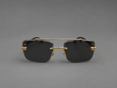 Luxury Black Square Polarized Sunglasses