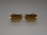 Premium Brown Gradient Luxury Sunglasses