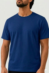 Premium Blue Plain T-Shirt