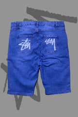 Classic Graphic Denim Shorts