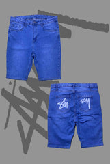 Classic Graphic Denim Shorts