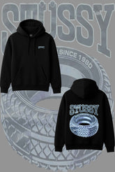 Tyre Print Hoodie
