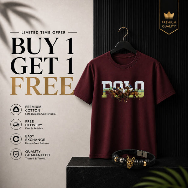 Special Offer-Buy One T Shirt Get Free Bracelet