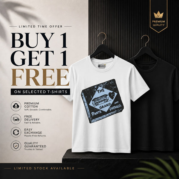 Special Offer-Buy One T Shirt Get Free Plain T Shirt