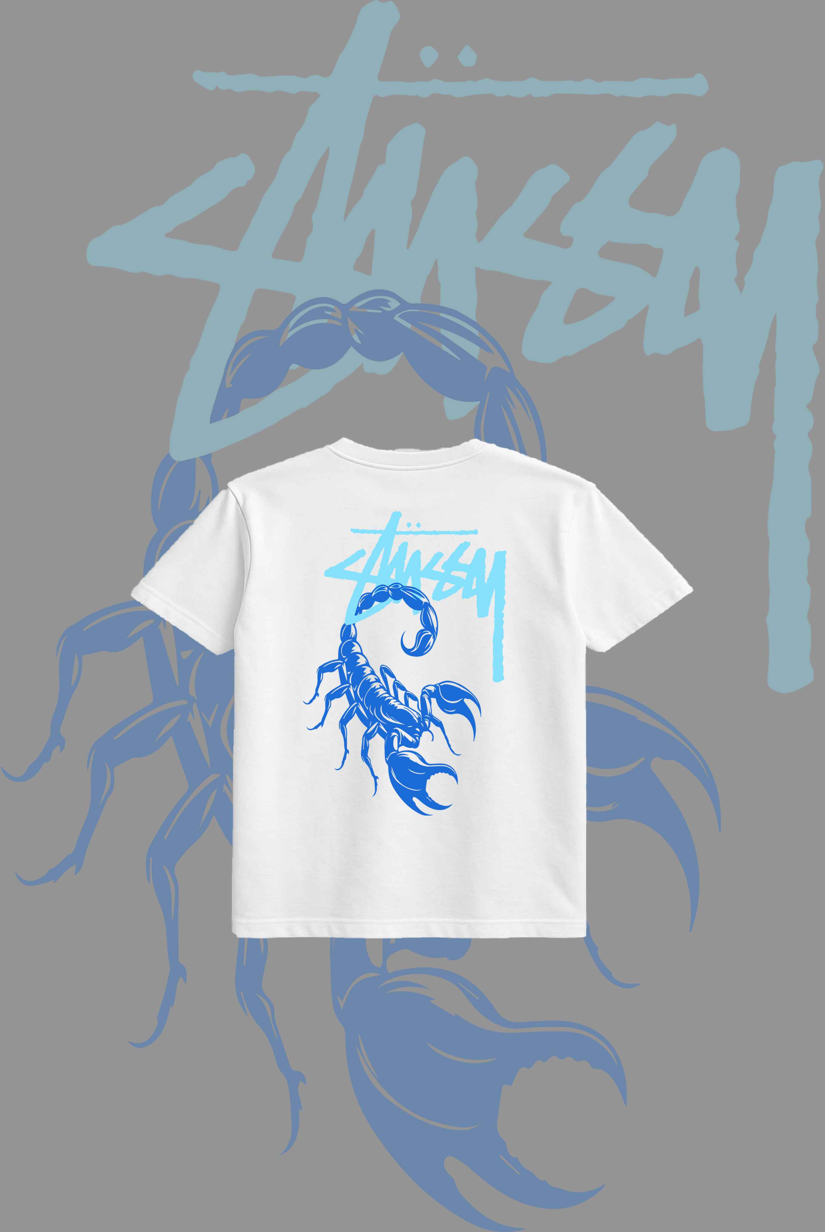 Scorpion Blue Graphic Tee