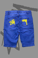 Classic Graphic Denim Shorts