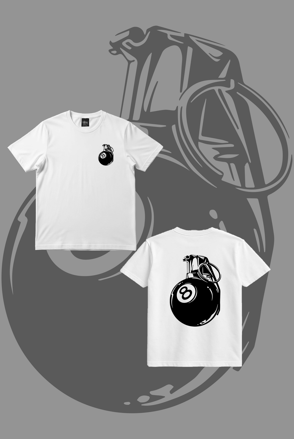 8 Ball Grenade Graphic Tee