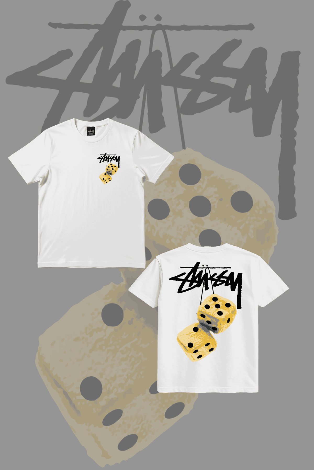 Yellow Dice Graphic Tee