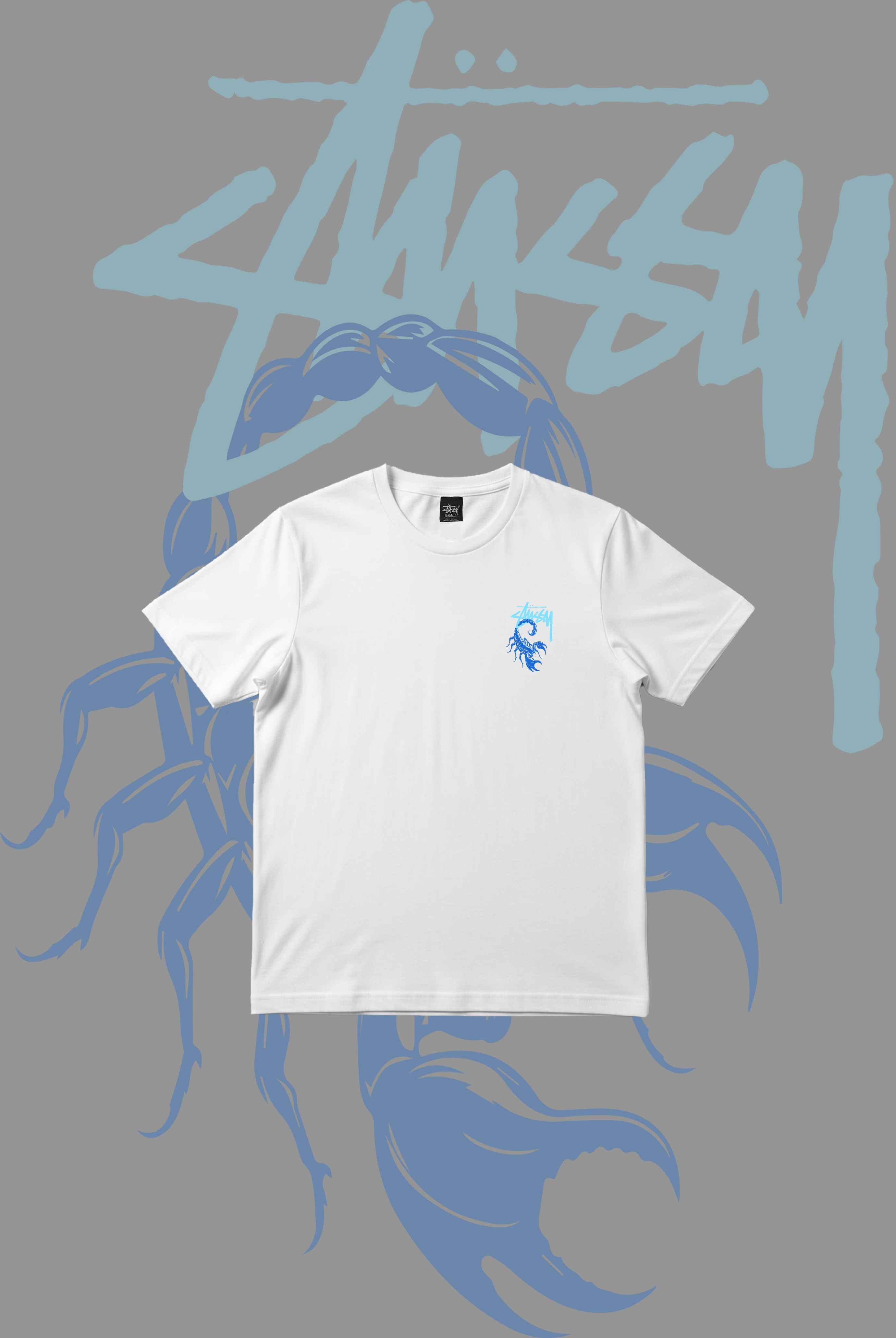 Scorpion Blue Graphic Tee
