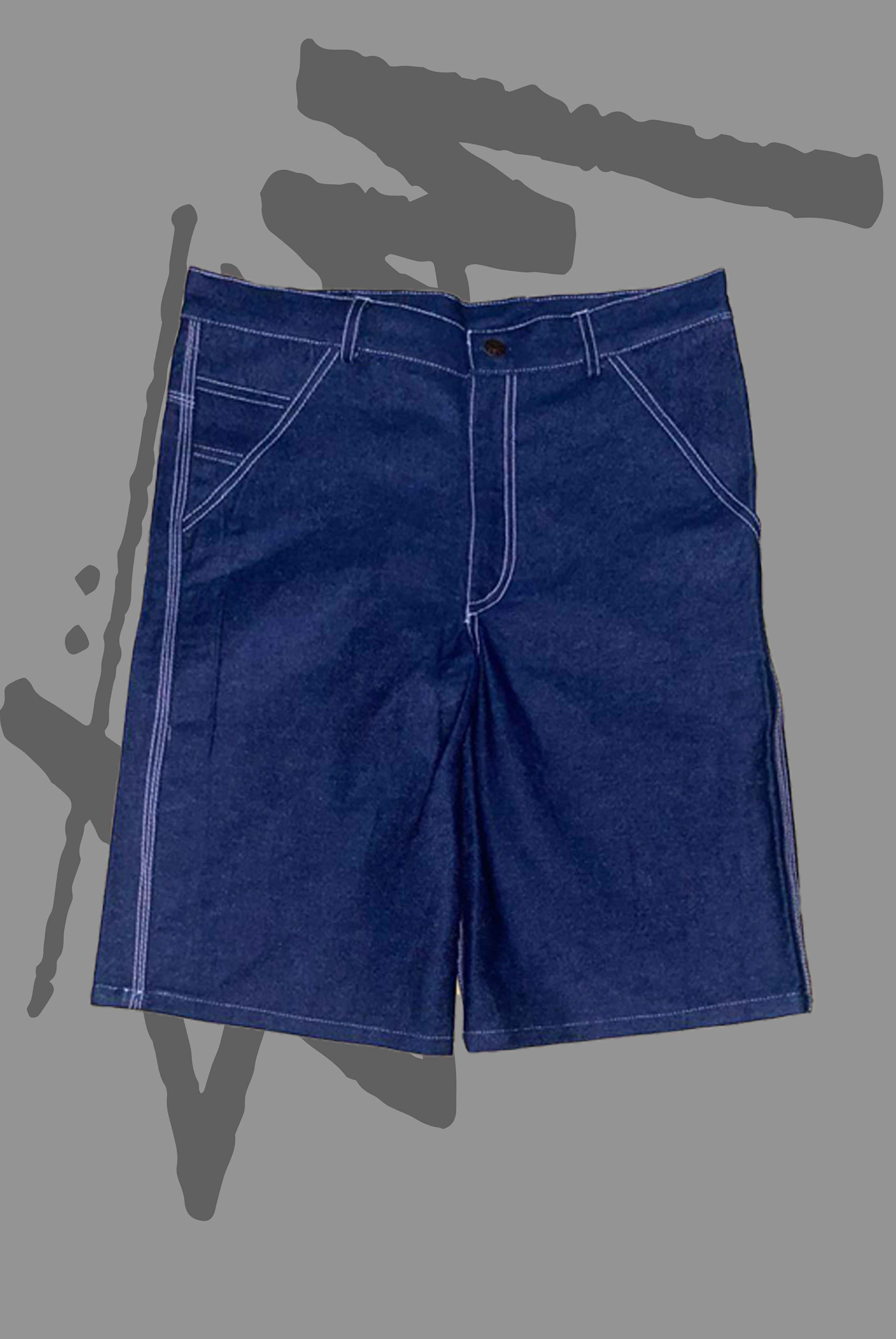 8 Ball Graphic Denim Shorts
