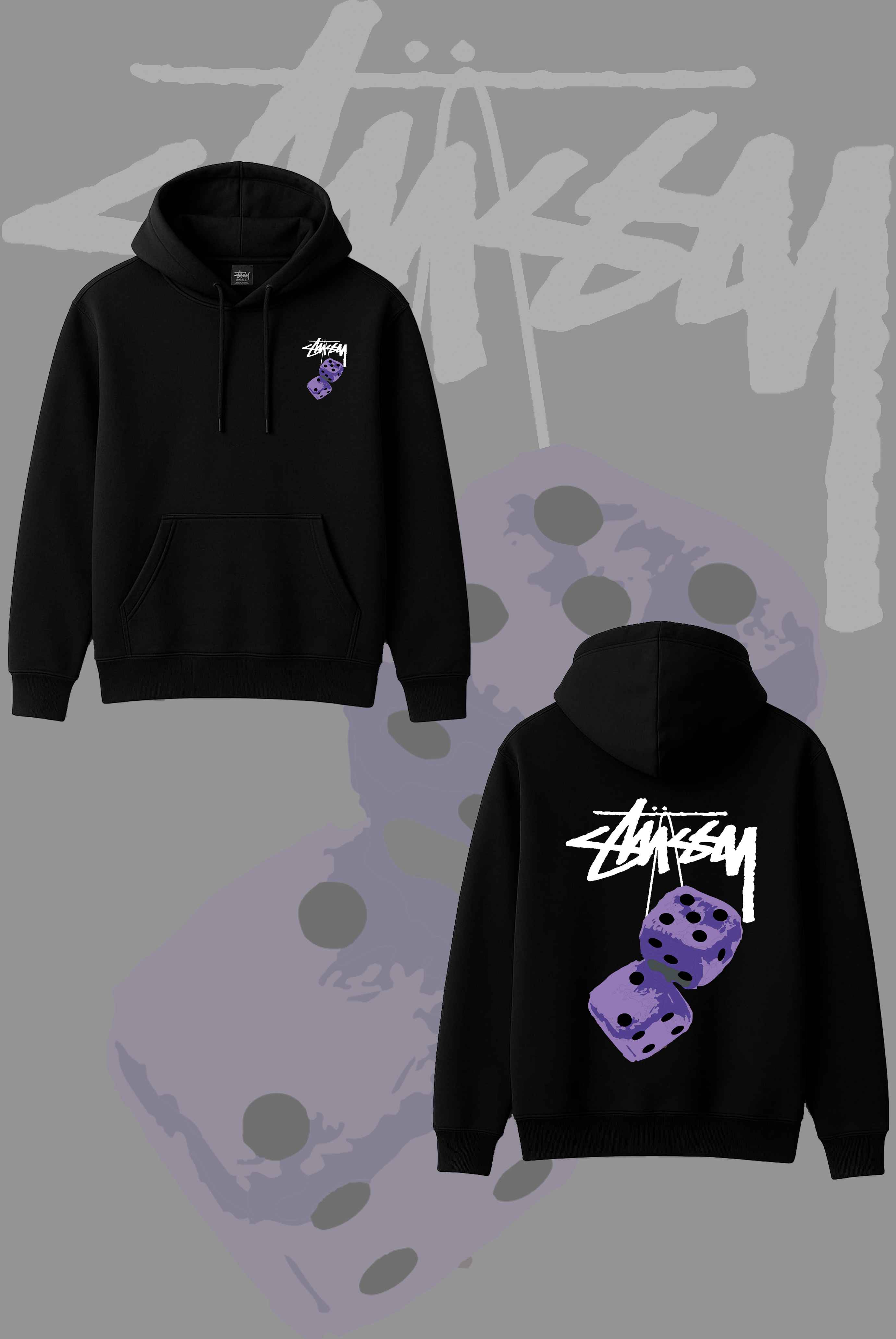 Purple Dice Hoodie