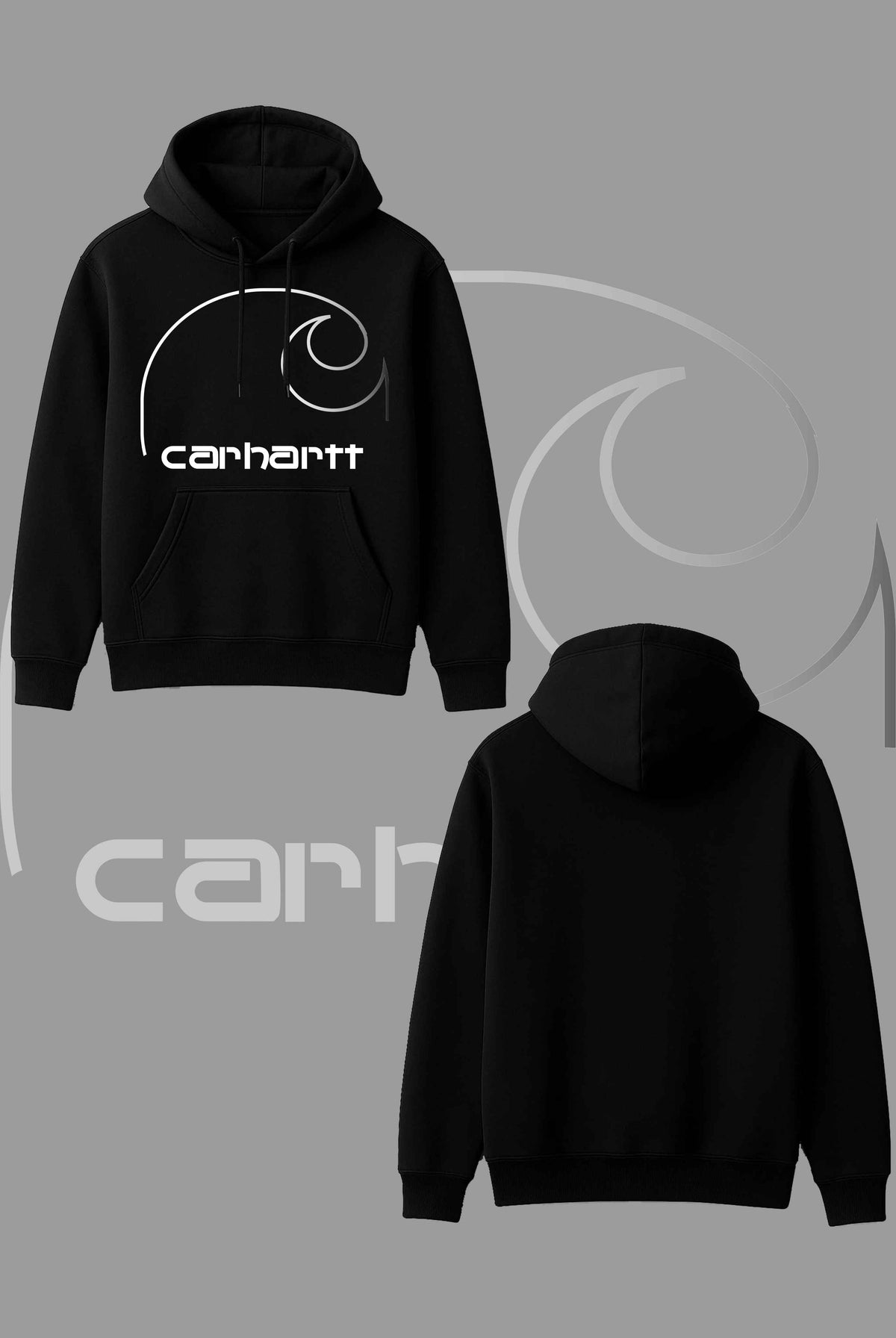 Half Logo Hoodie