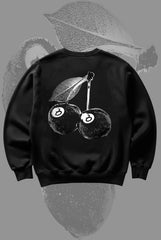 Cherry Black Sweatshirt
