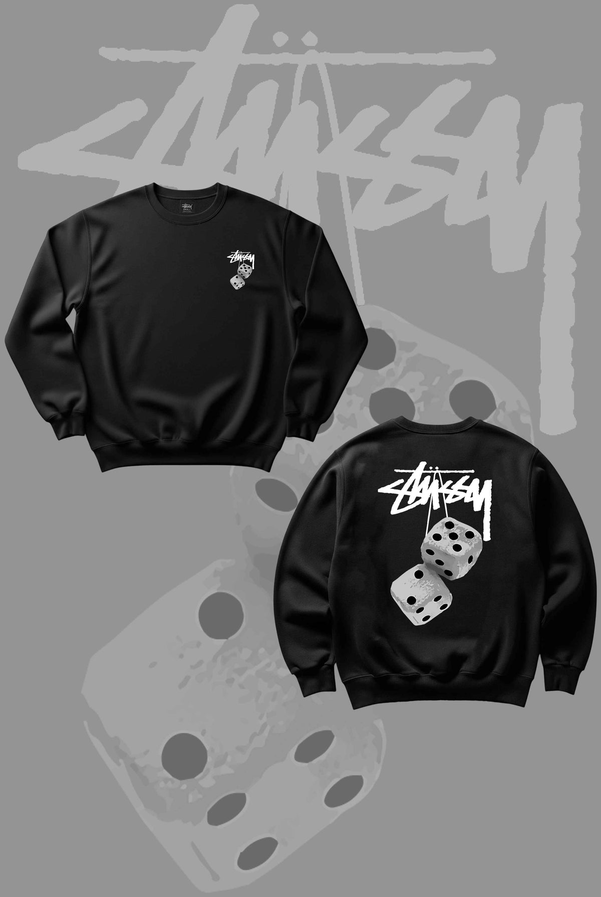 Grey Dice Sweatshirt