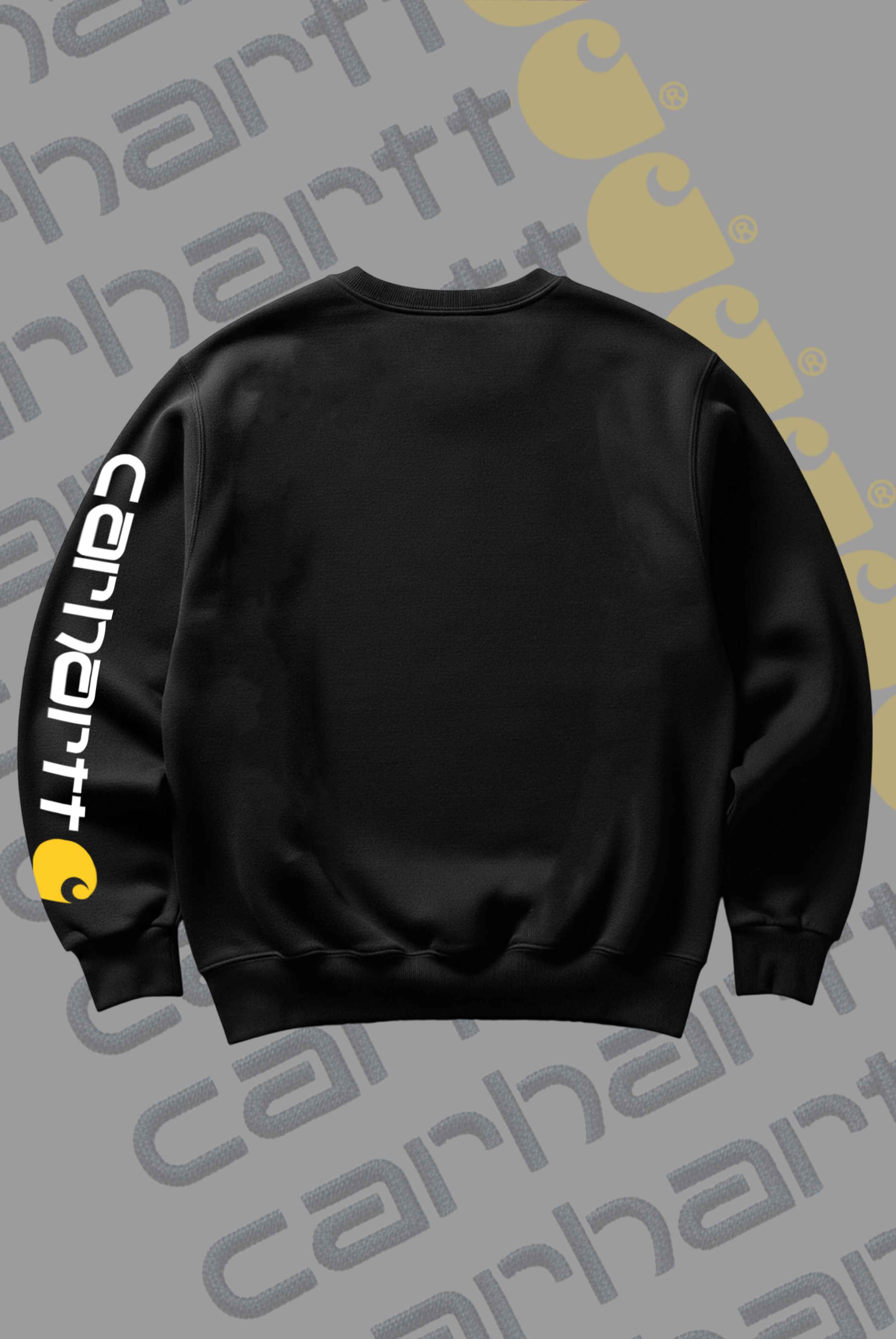 Yellow Print Sweatshirt