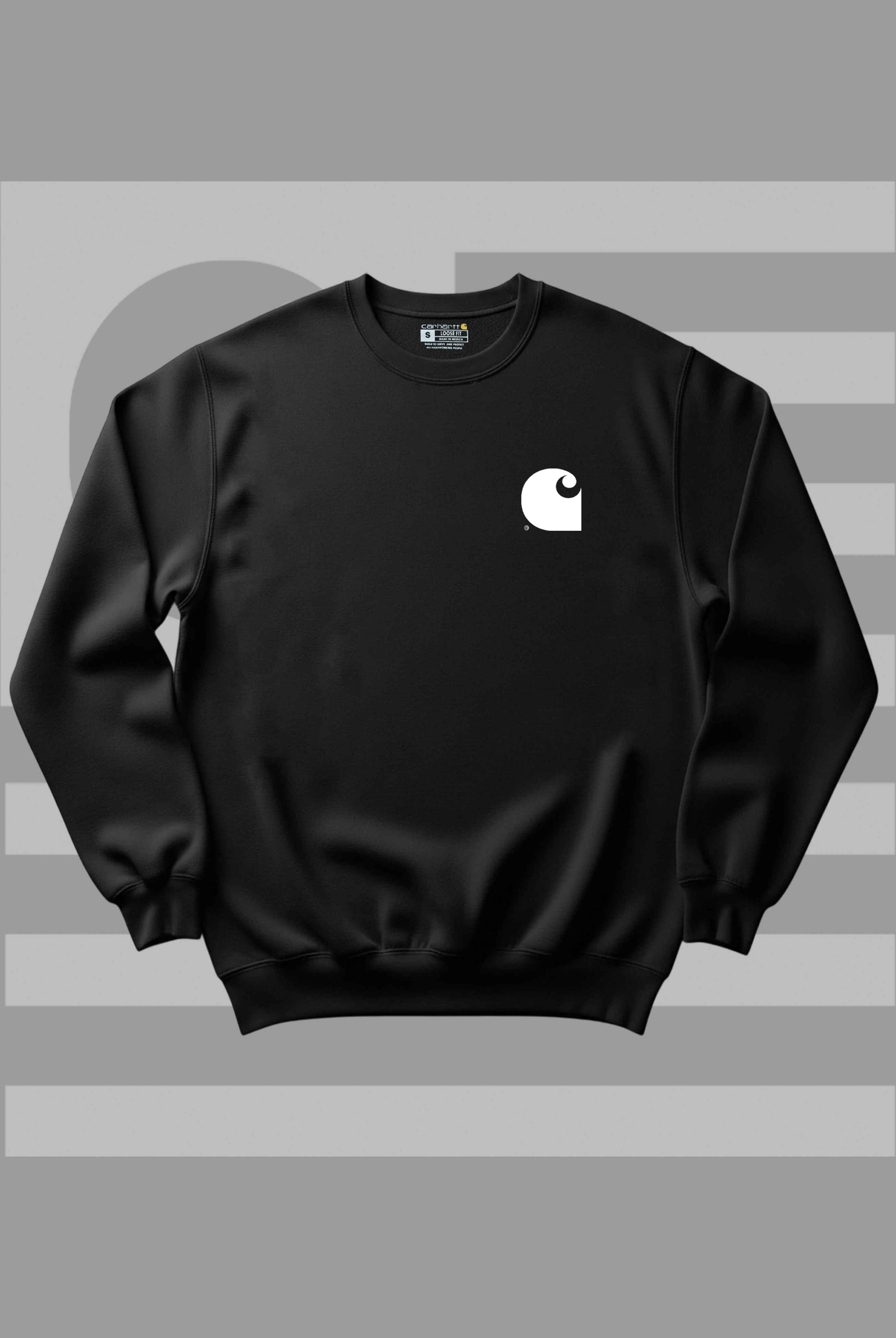 Stripe Logo Sweatshirt