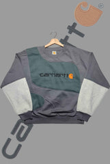 Dark Multicolor Patchwork Sweatshirt