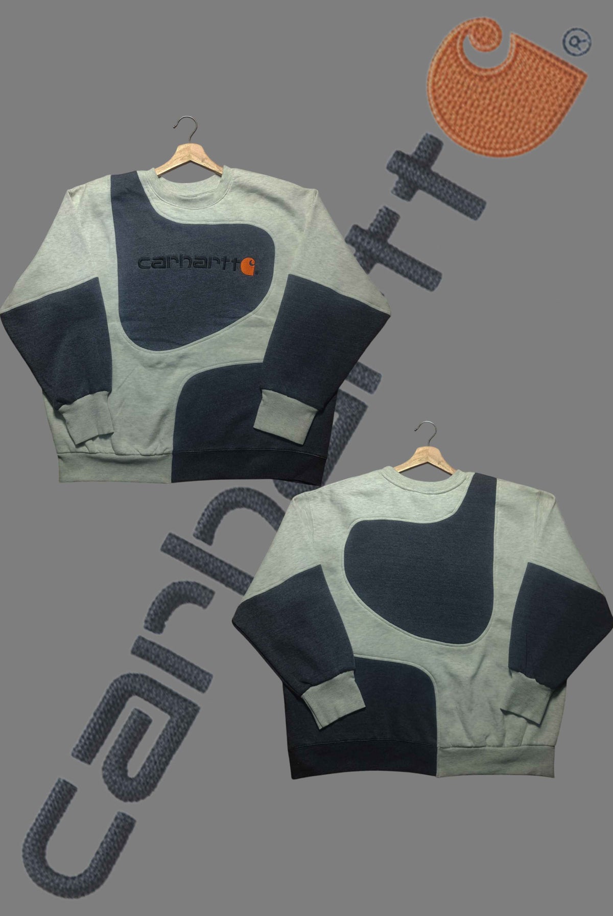 Black Grey Patchwork I Sweatshirt