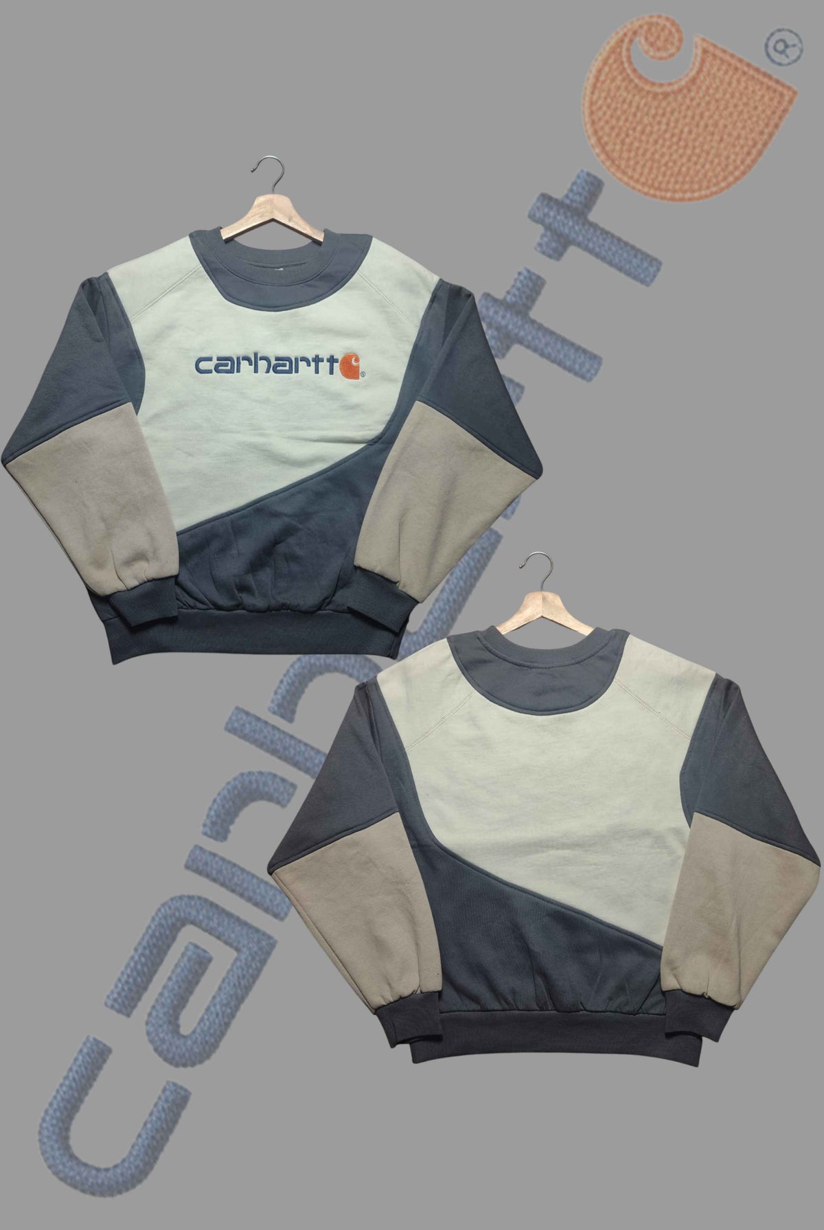 Black Grey Patchwork II Sweatshirt